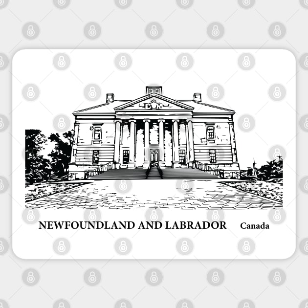 Newfoundland and Labrador Canada Sticker by Lakeric